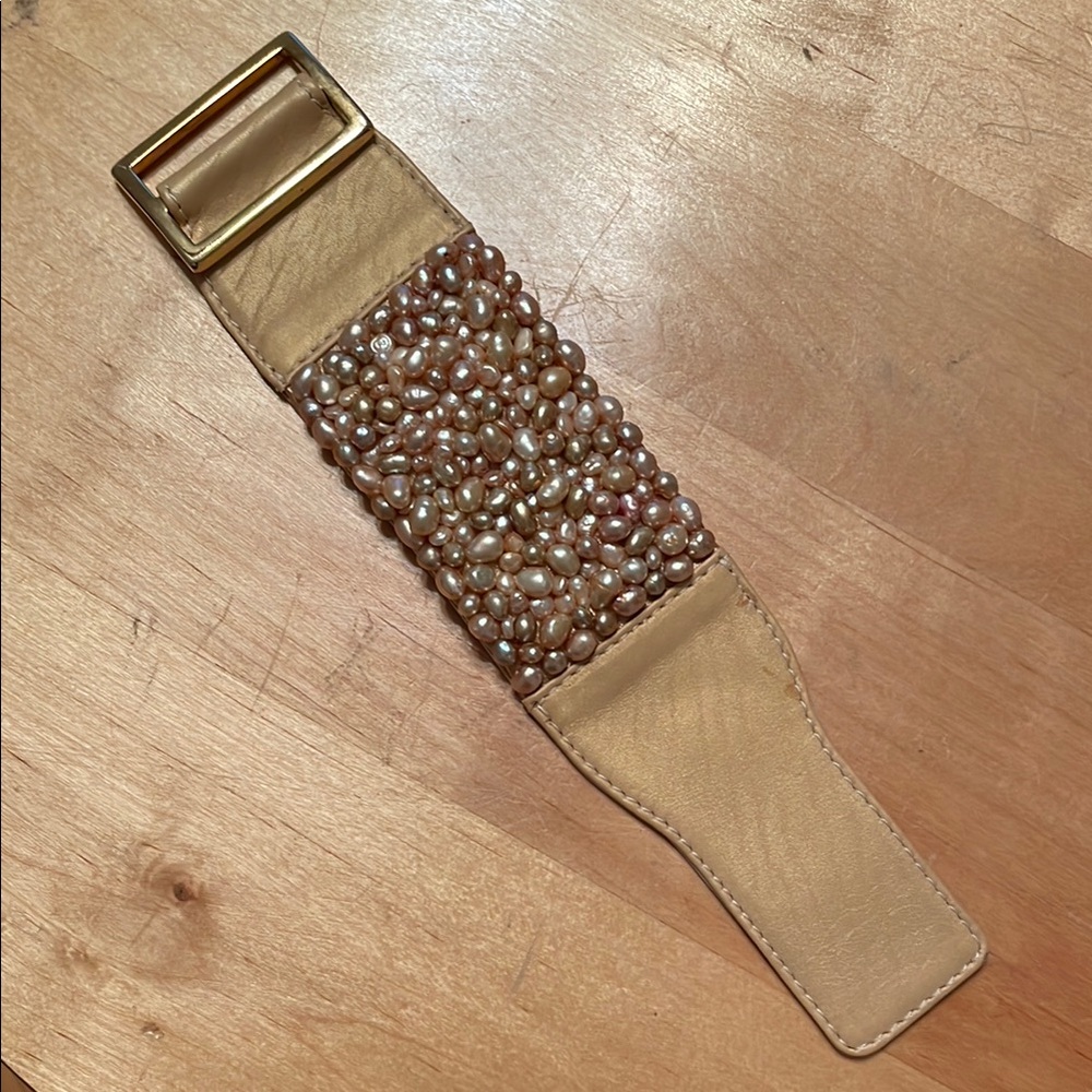 Balay Fashion Accessories by Retail Therapy Pearl Cuff Bracelet NWOT